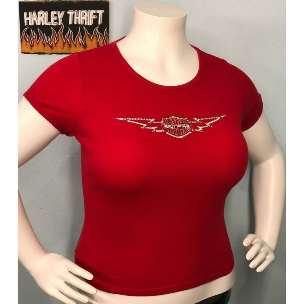 Harley-Davidson T-shirt Large Women Like New CANCUN, MEXICO